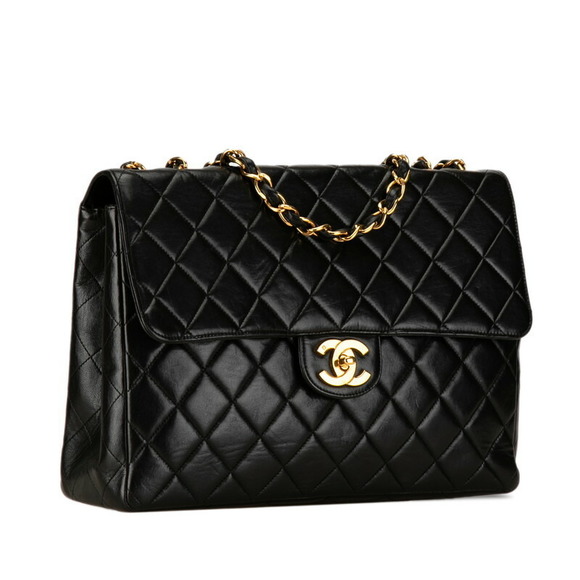 Chanel Black Mark Coco Matelasse 30 Chain Bag Lambskin Shoulder - Picture 1 of 15